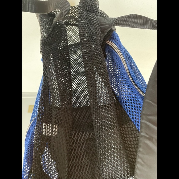 Blue & Black Lightweight Mesh Backpack - Picture 11 of 16